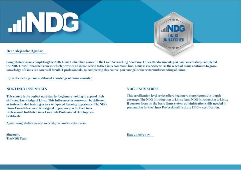 NDG Linux Essentials 